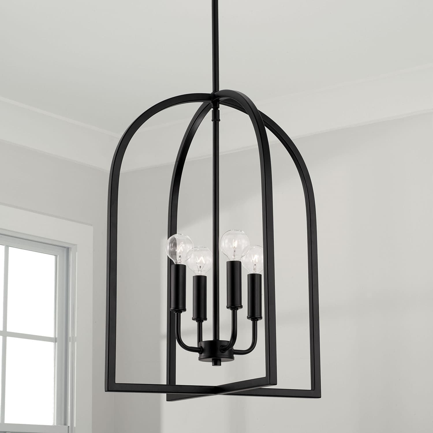 Brianna 4 Light Pendant in Matte Black-img-5