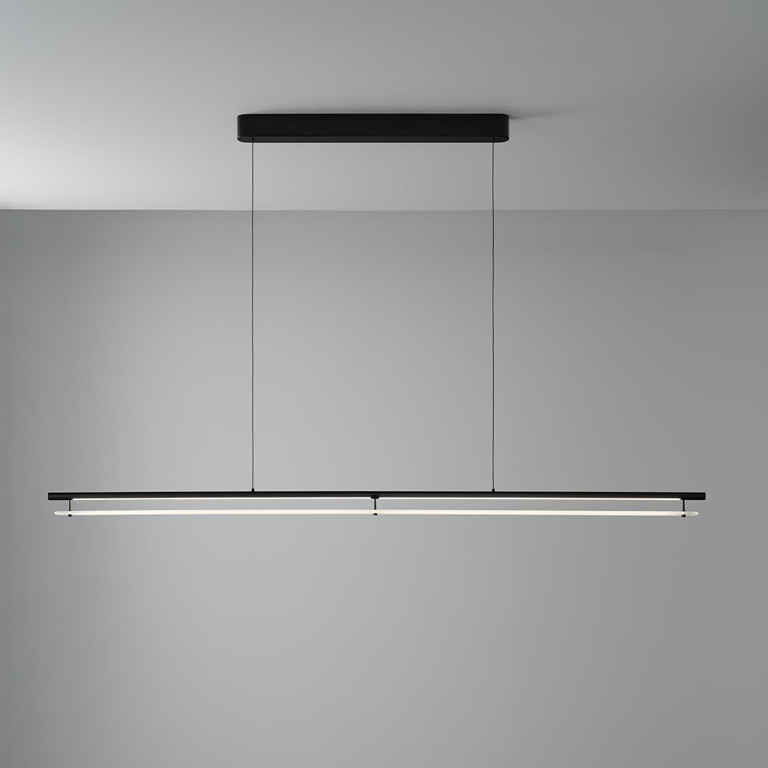 Edward LED Linear Pendant in Matte Black-img-1