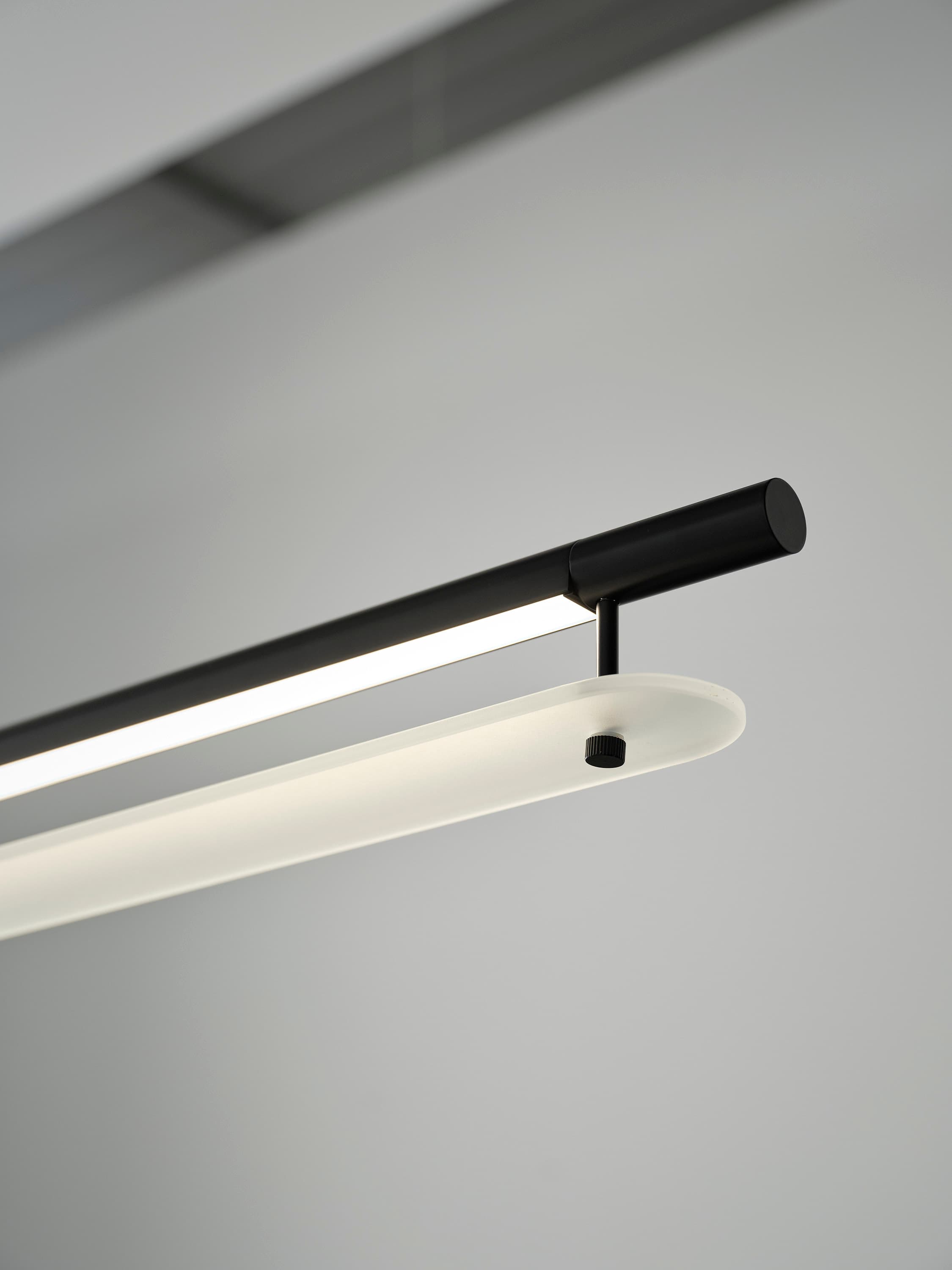 Edward LED Linear Pendant in Matte Black-img-3