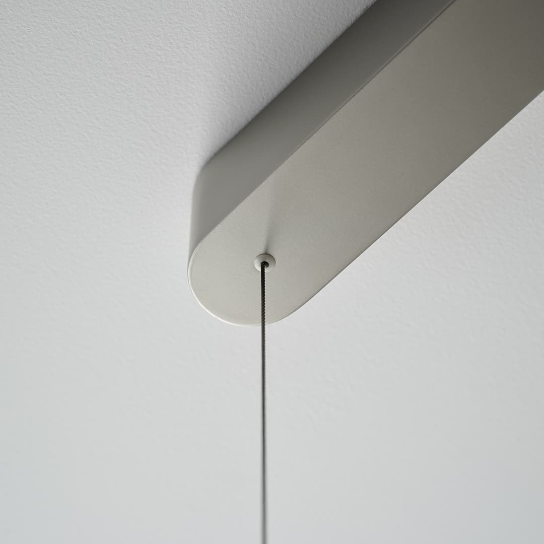 Stella LED Crystal Rod Linear Pendant in Nickel-img-4