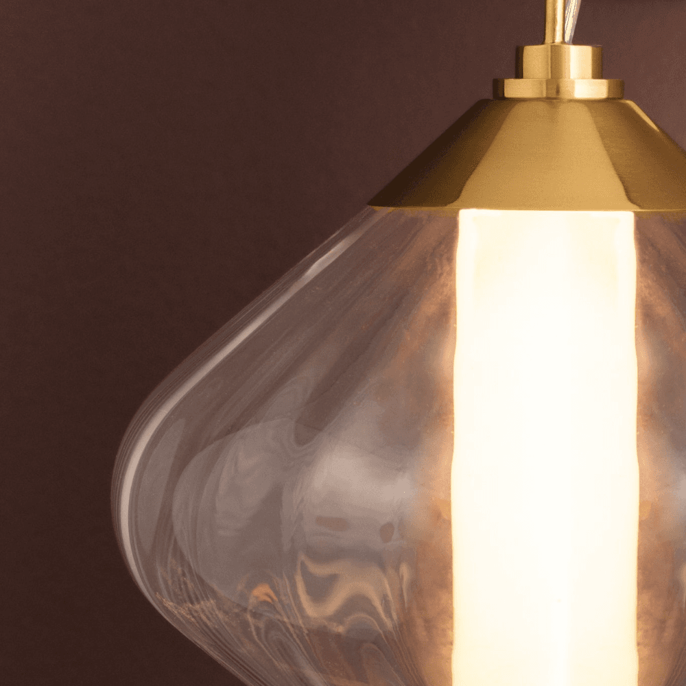 Diletta 3 Light Pendant in Vintage Polished Brass-img-2