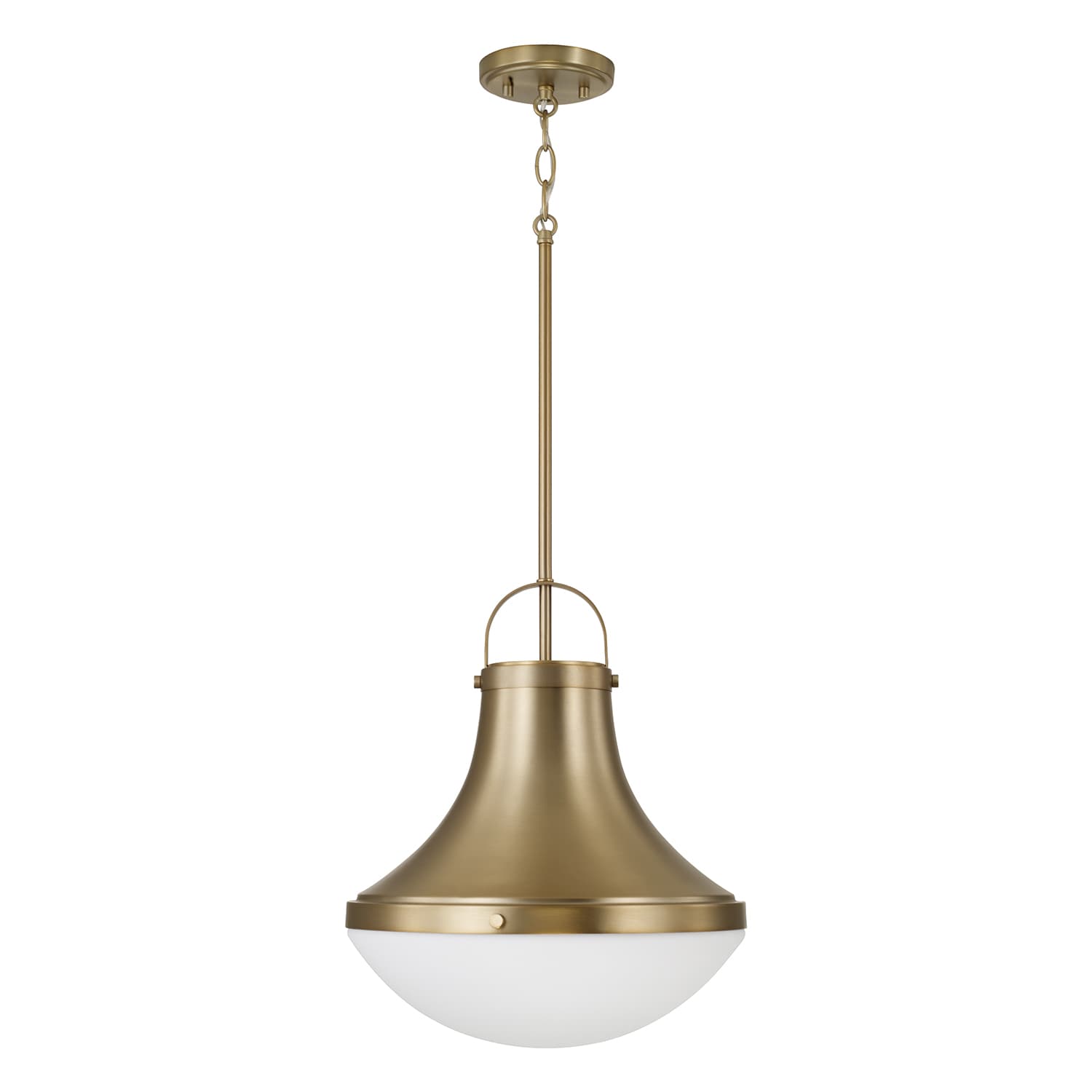 Eastern 1 Light Pendant in Aged Brass-img-4
