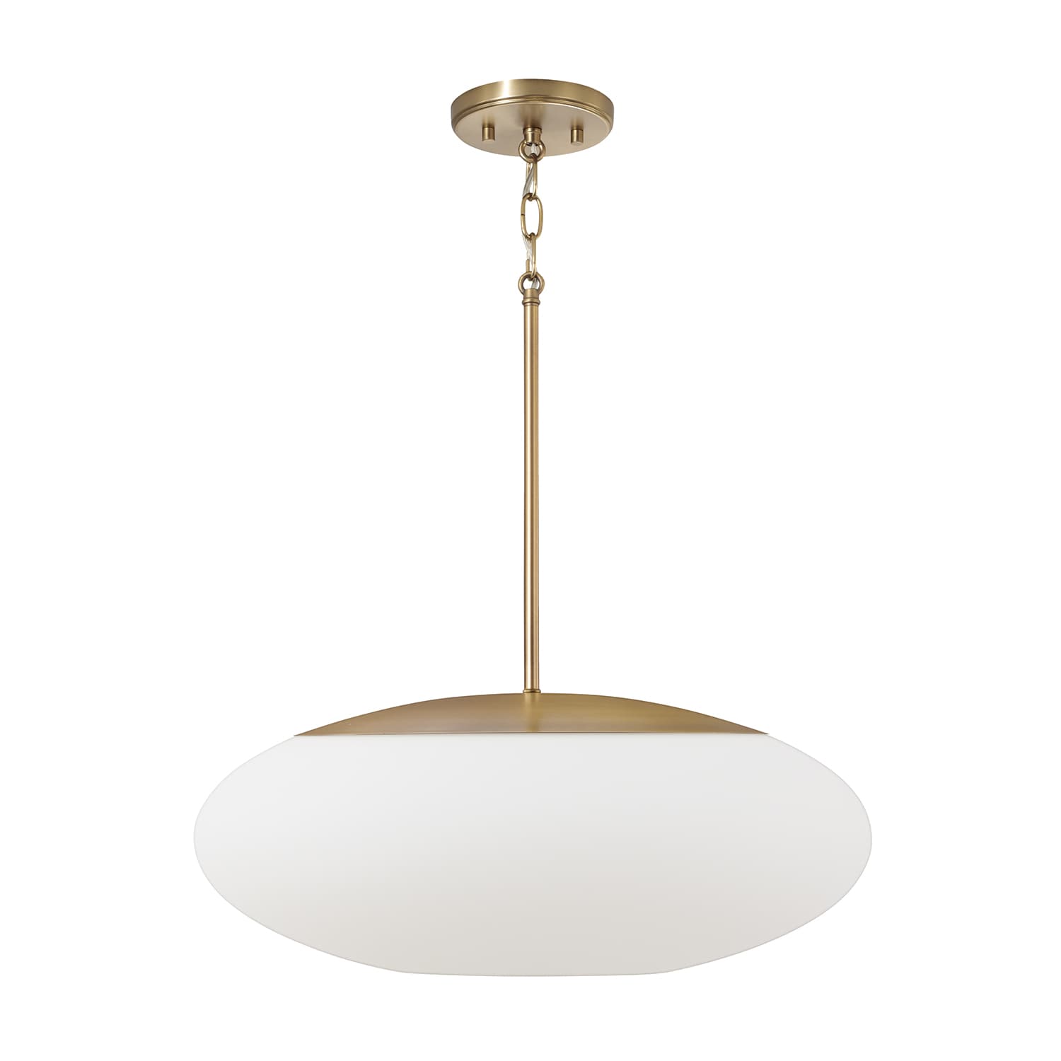 Luca 1 Light Pendant in Aged Brass-img-4