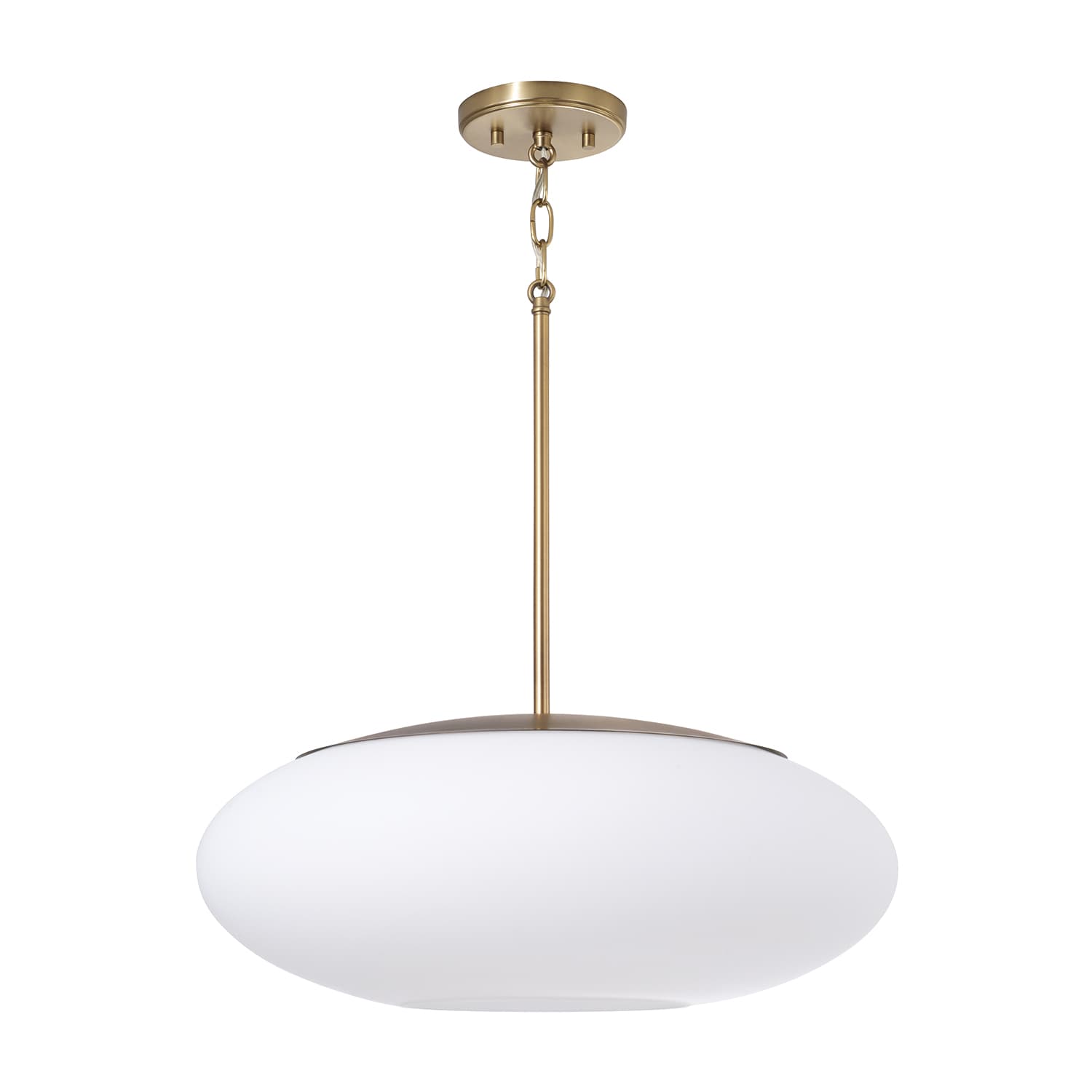 Luca 1 Light Pendant in Aged Brass-img-5