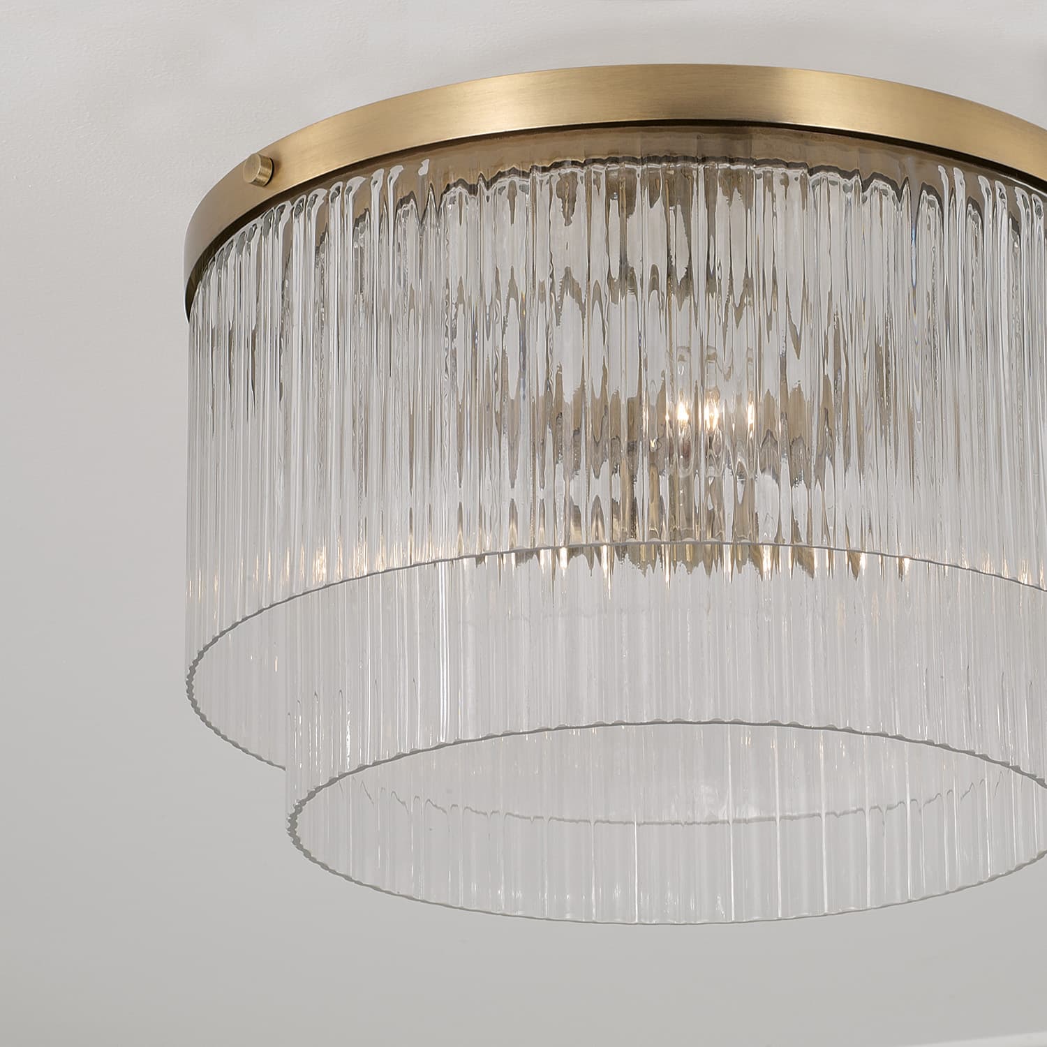 Mia 3 Light Pendant in Aged Brass-img-3