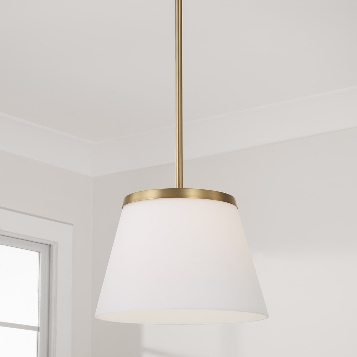 Millie 1 Light Pendant in Aged Brass-img-1