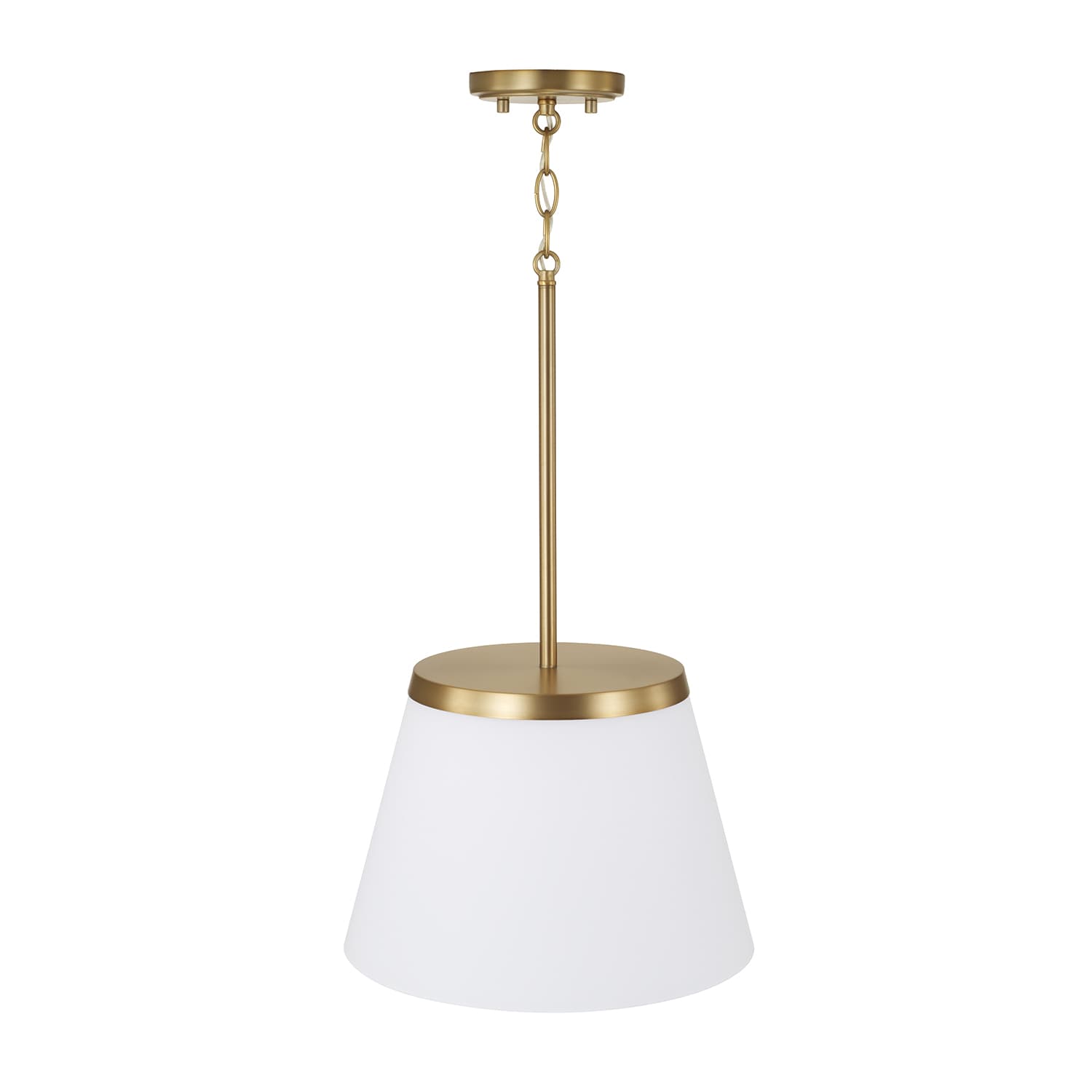 Millie 1 Light Pendant in Aged Brass-img-3