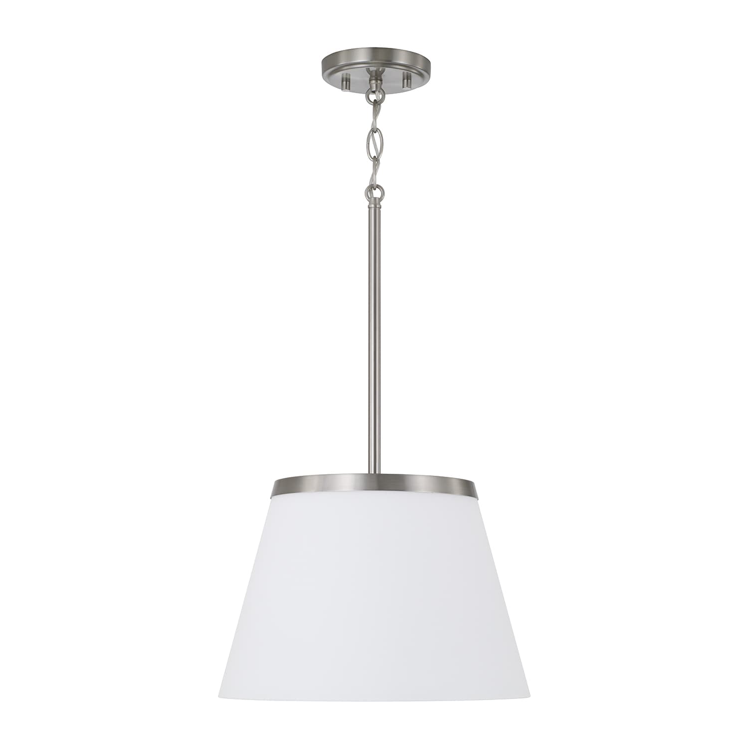 Millie 1 Light Pendant in Brushed Nickel-img-2