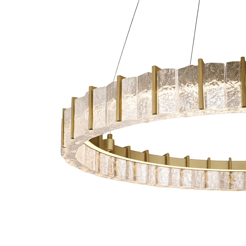 Abito LED Pendant in Soft Brass-img-1