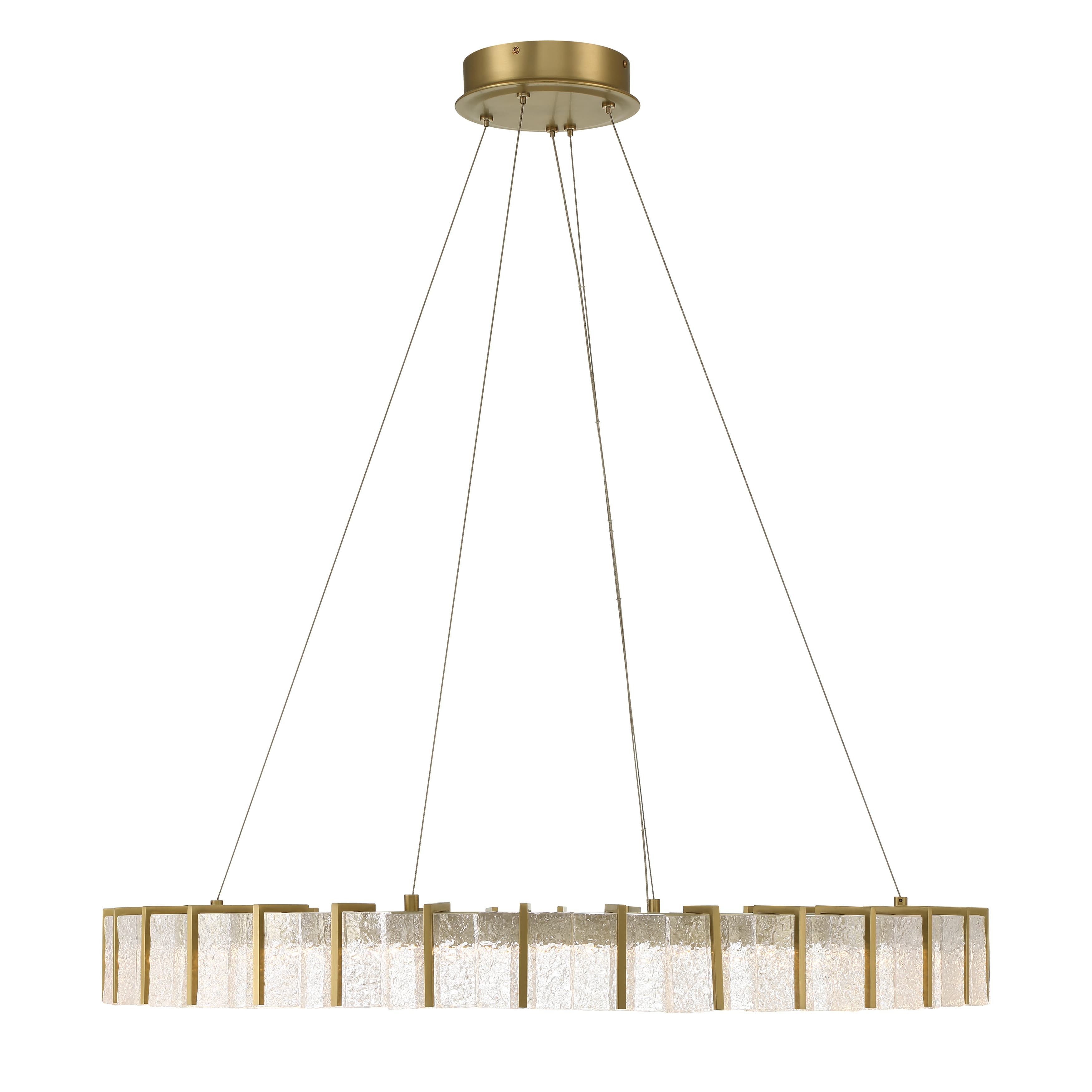 Abito LED Pendant in Soft Brass-img-2