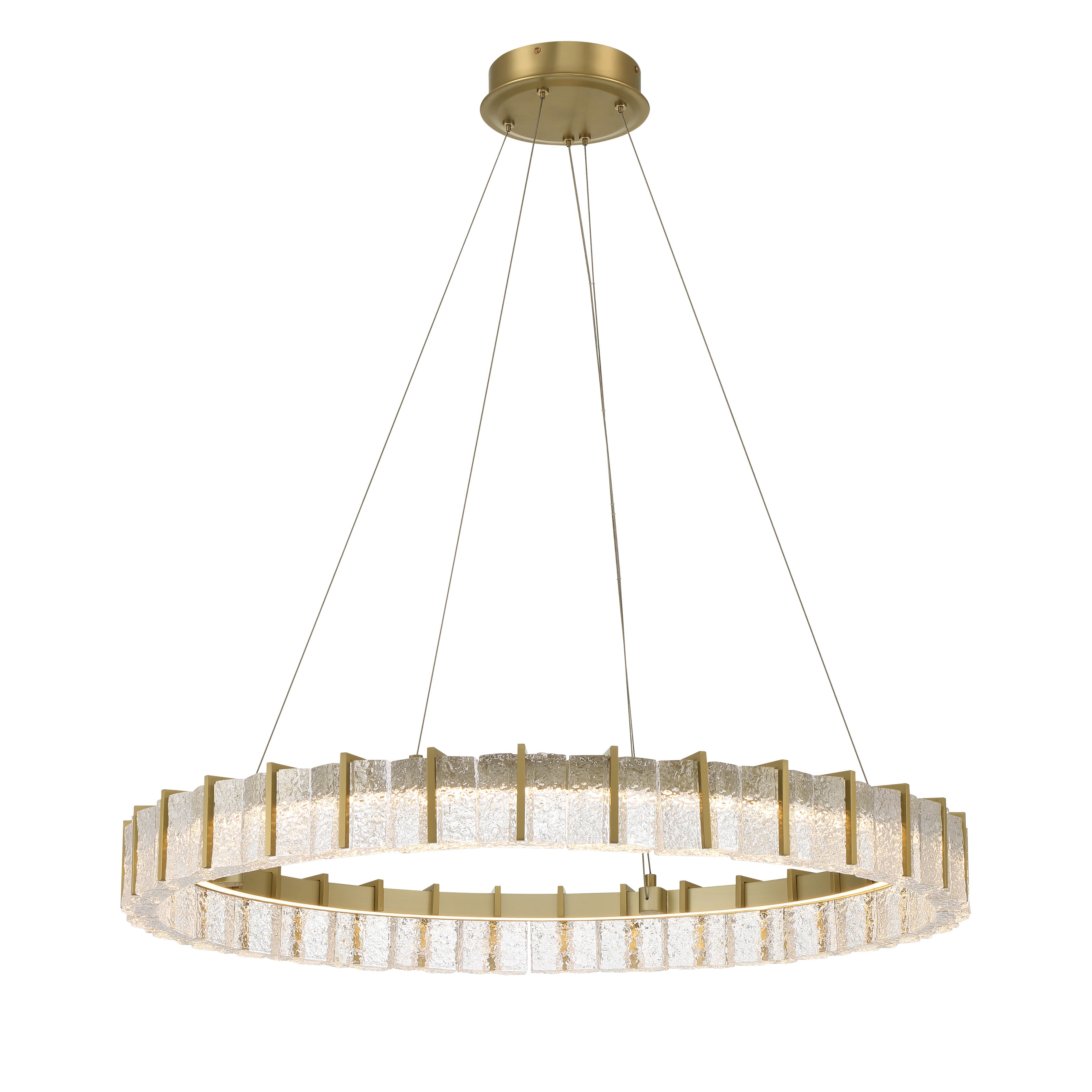 Abito LED Pendant in Soft Brass-img-3