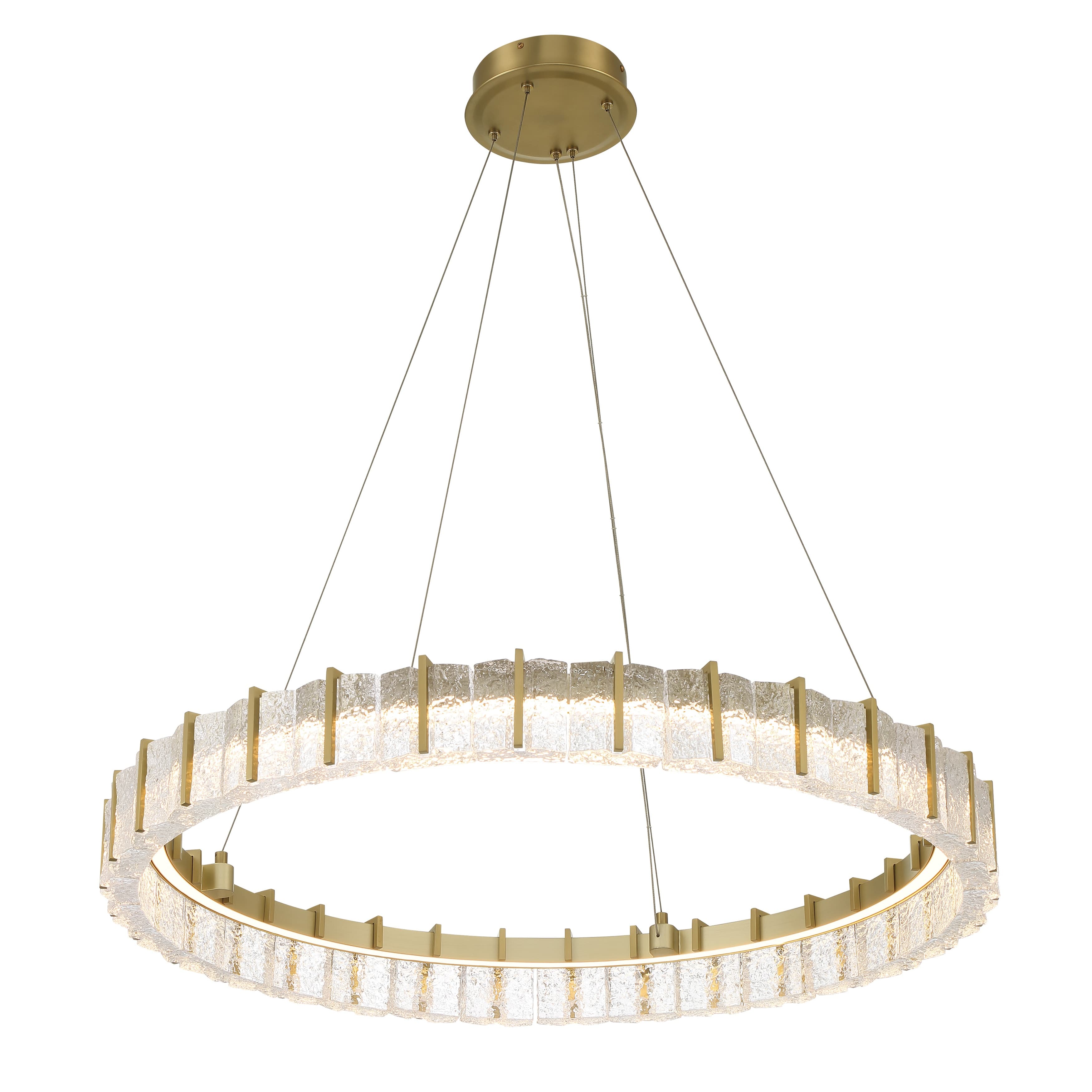 Abito LED Pendant in Soft Brass-img-4