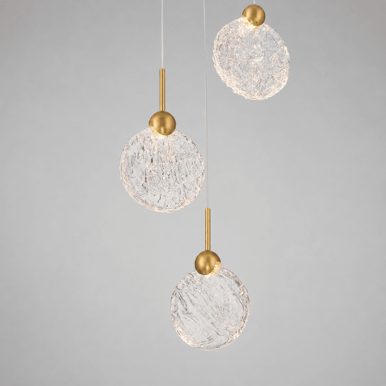 Vivi 3 Light Pendant in Legacy Brass-img-1