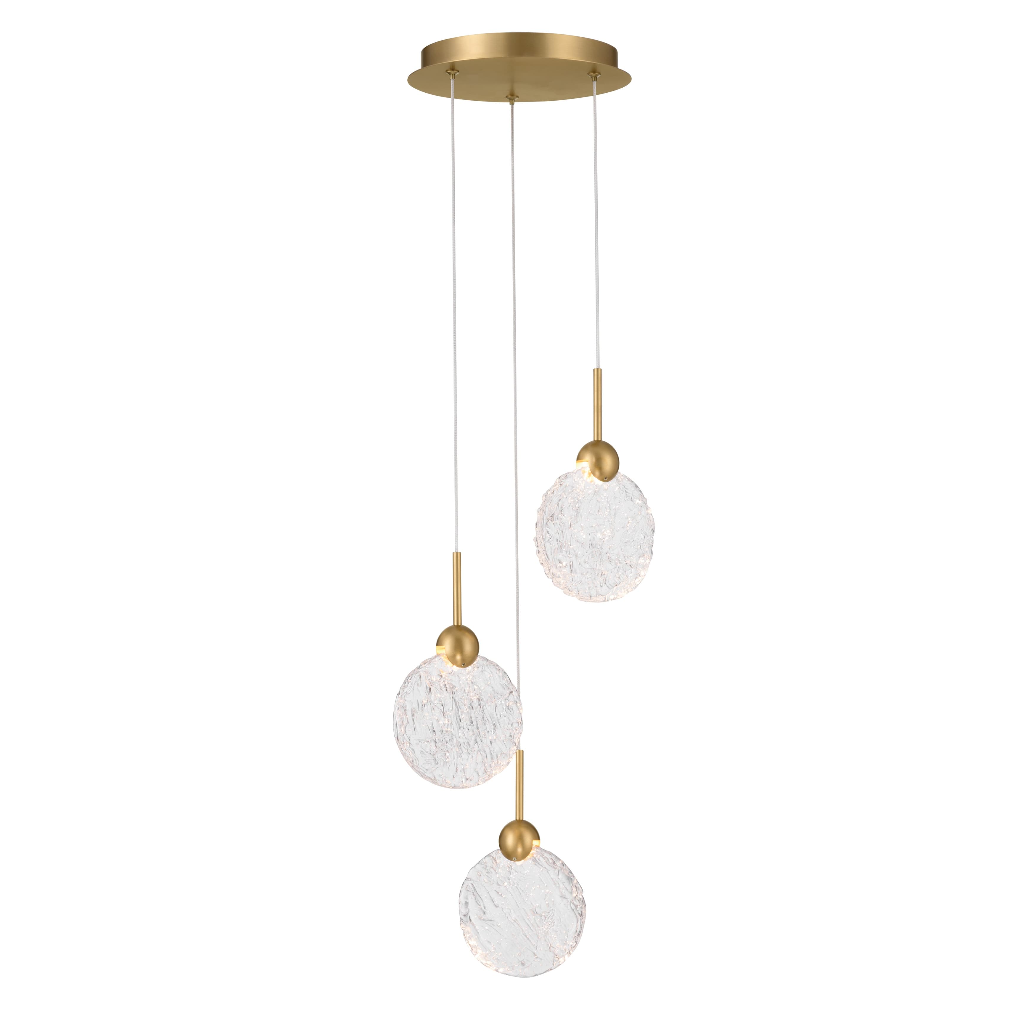 Vivi 3 Light Pendant in Legacy Brass-img-4