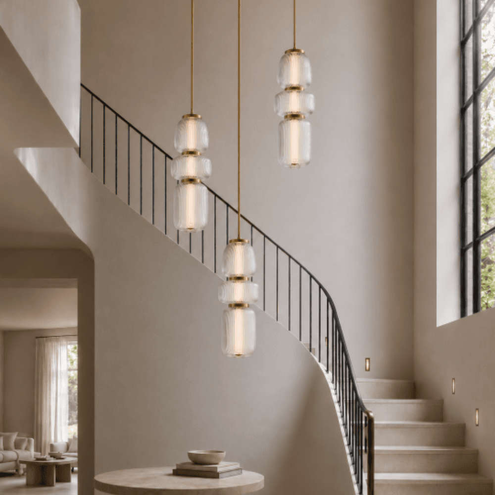 Layla 1 Light Mini Glass Pendant - Small in Matte Black-img-8