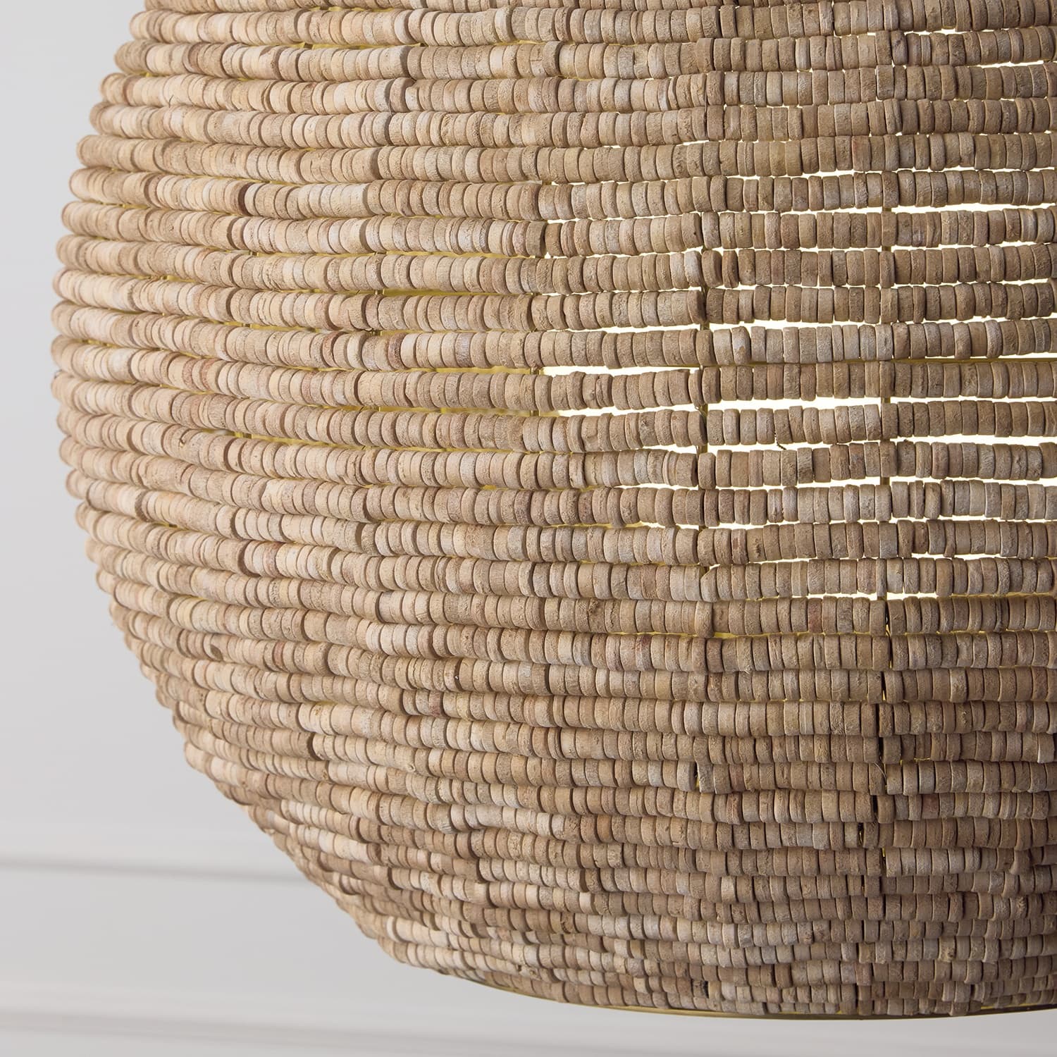 Cecil 1 Light Pendant in Light Fawn & Matte Brass-img-3