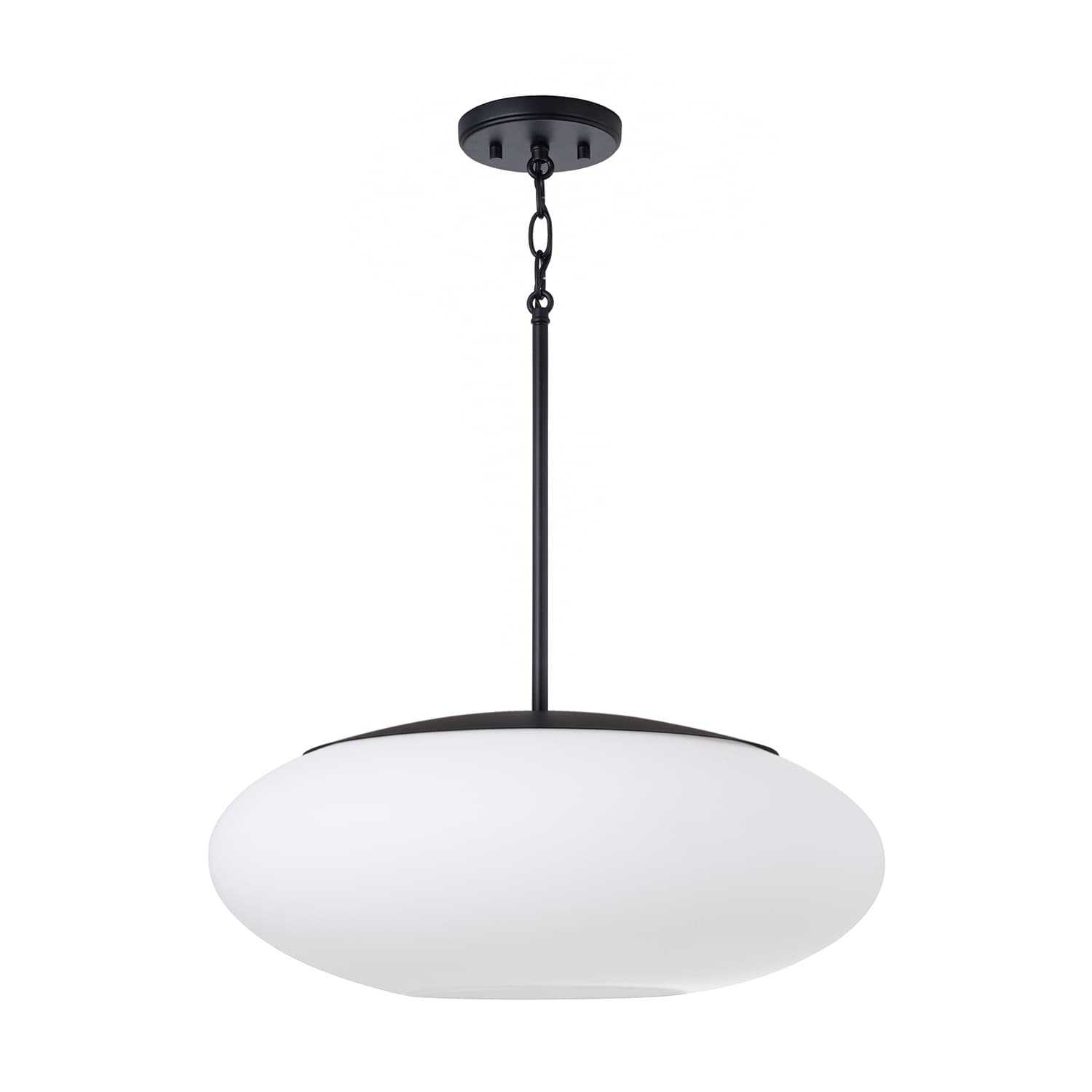 Luca 1 Light Pendant in Matte Black-img-5