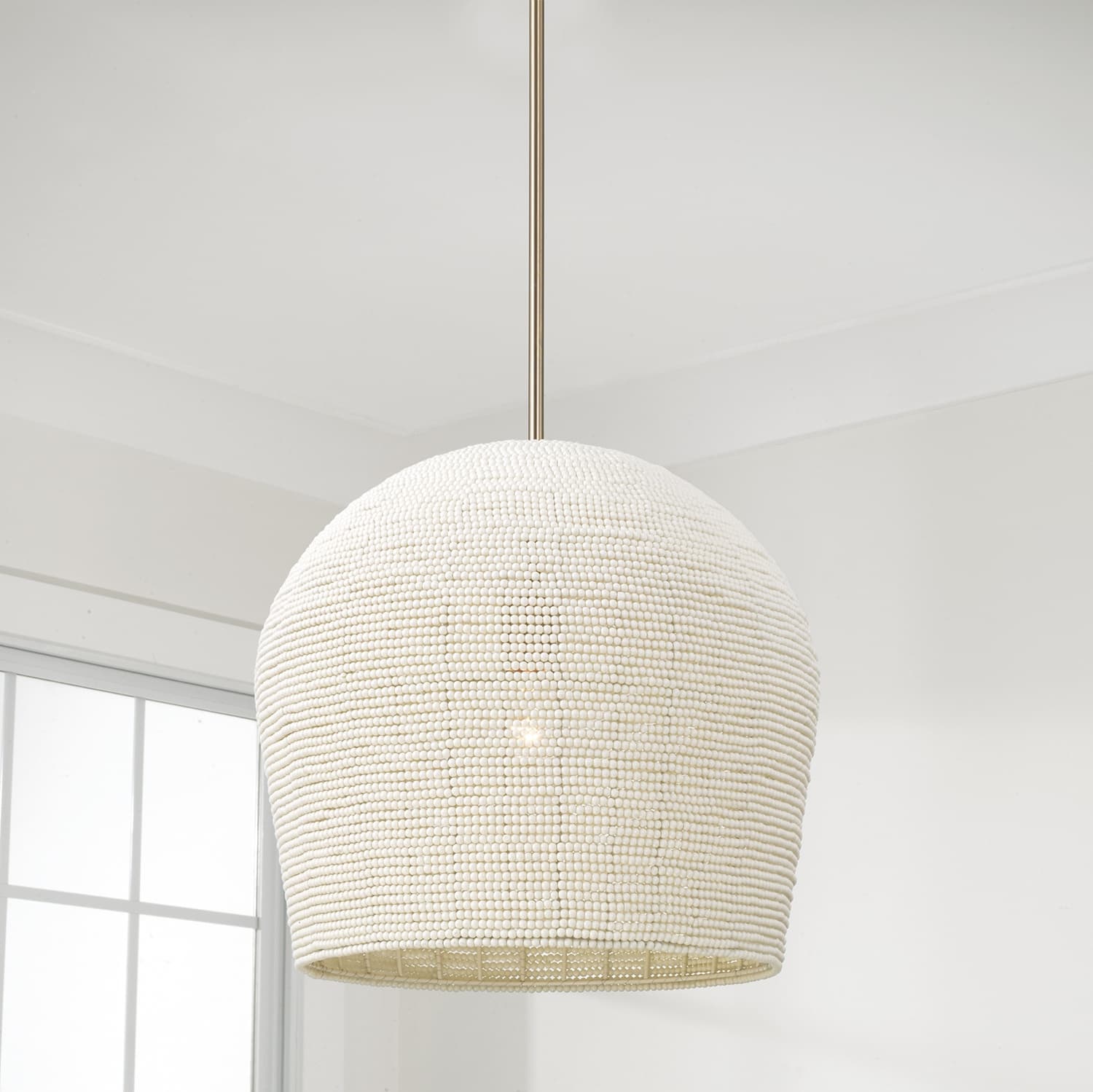 Squall 1 Light Pendant in Aged Brass-img-1