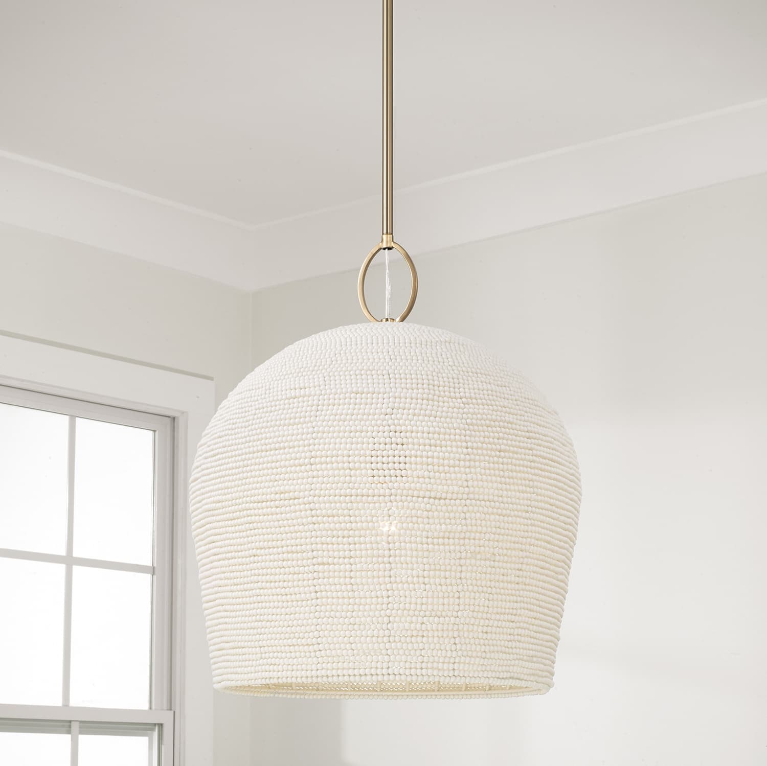 Squall 1 Light Pendant in Aged Brass-img-2