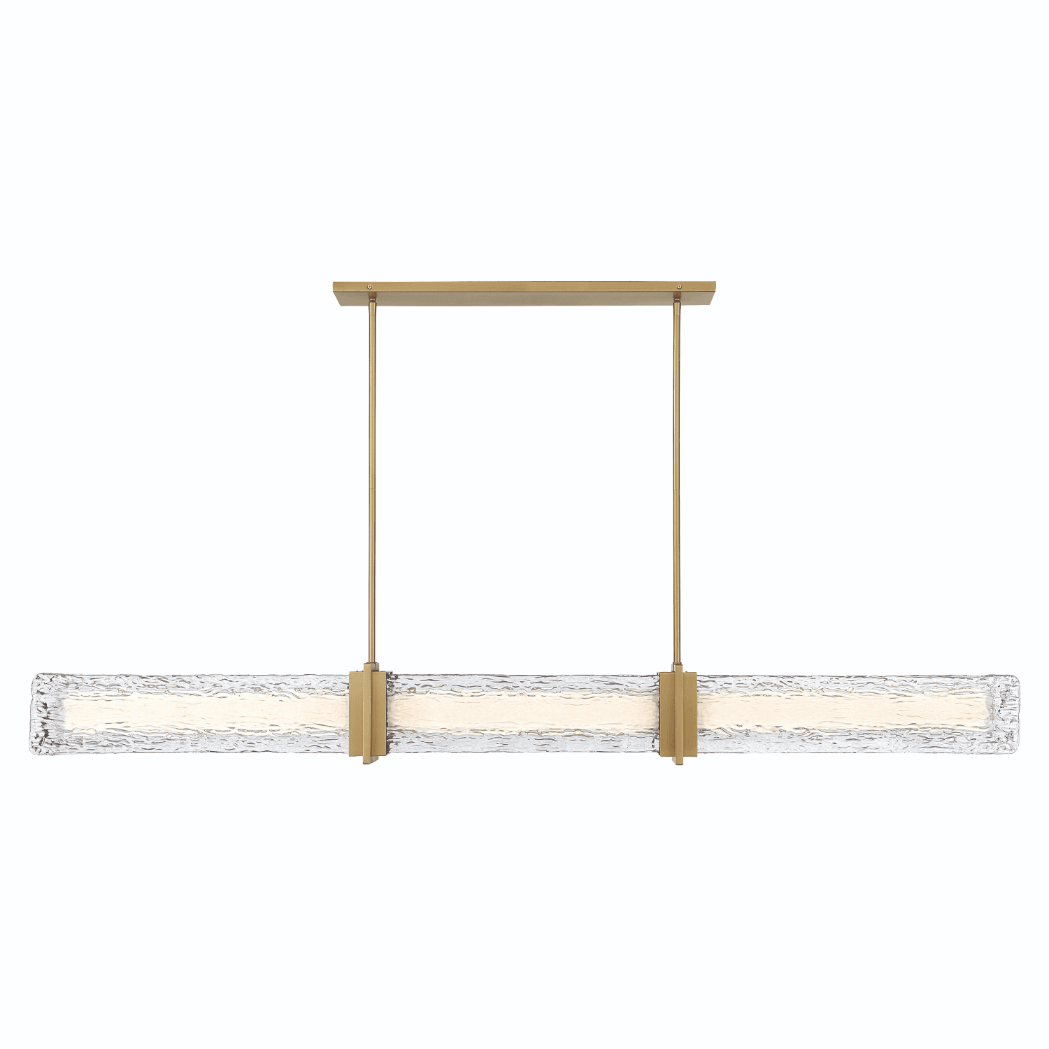 Hallie LED Linear Pendant in Legacy Brass-img-6