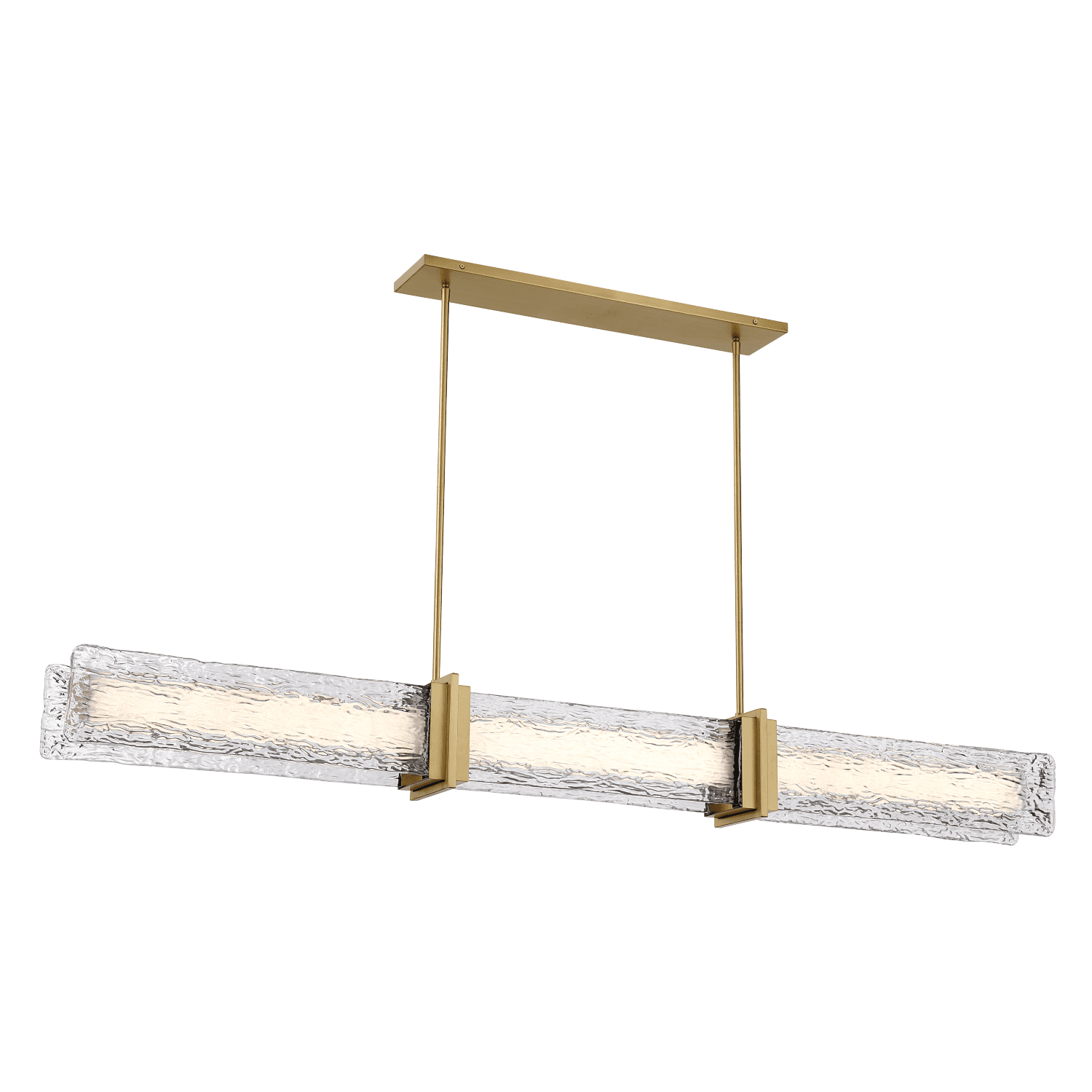 Hallie LED Linear Pendant in Legacy Brass-img-7