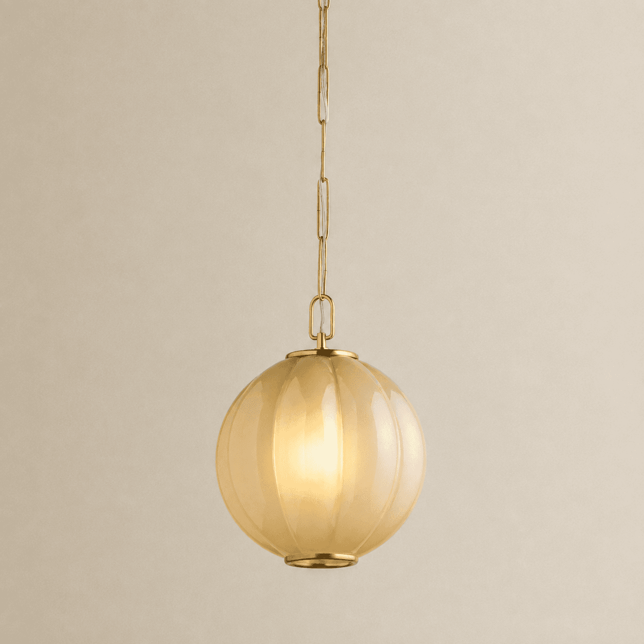 Sophia 1 Light Pendant in Aged Brass-img-1