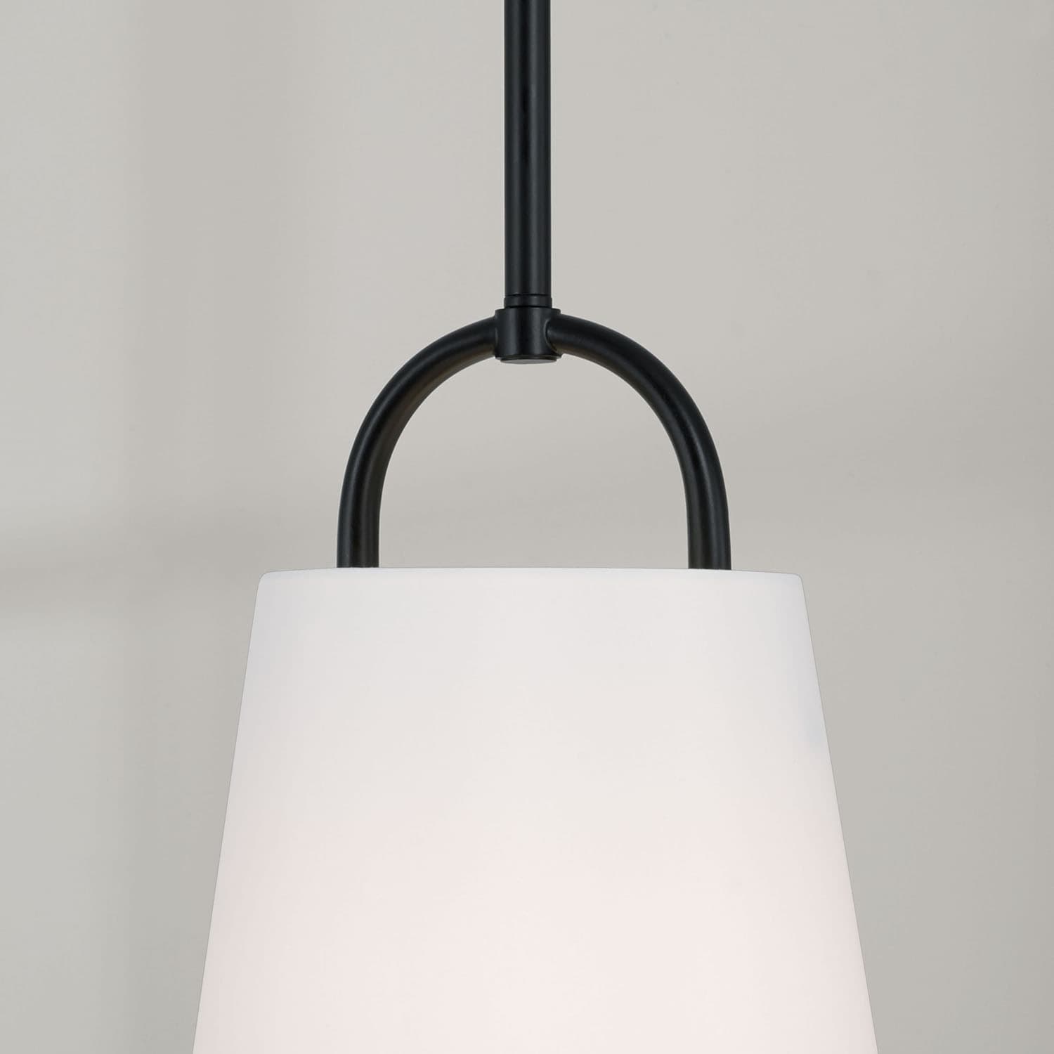 Winnie 1 Light Pendant - Small in Matte Black-img-4