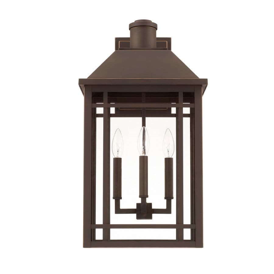 Brady 3 Light Outdoor Wall Lantern in Oiled Bronze-img-1