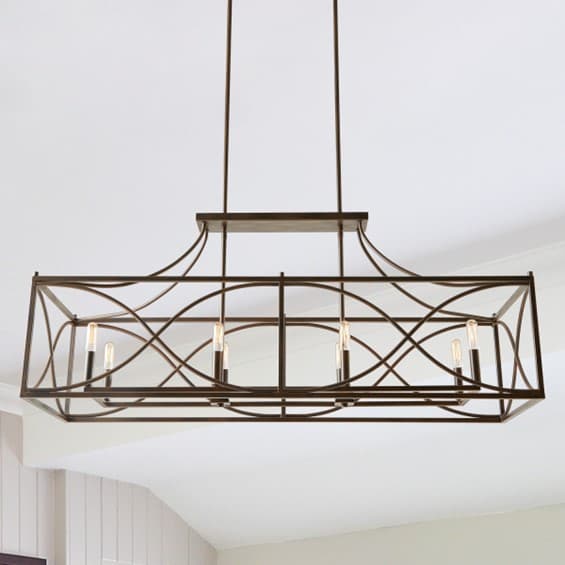Taylor 8 Light Island Pendant in Nordic Brown-img-1