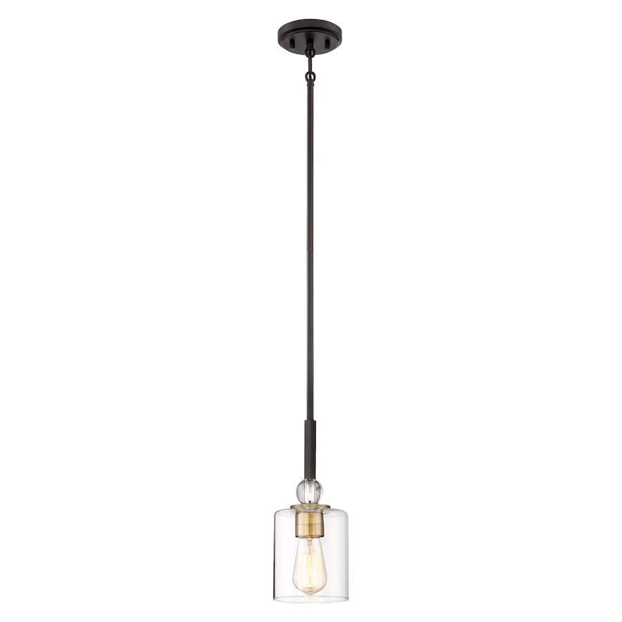 Miller Mini Pendant in Bronze & Brass-img-2