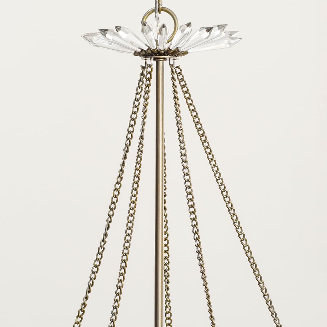 Seville 8 Light Crystal Chandelier in Aged Silver-img-10