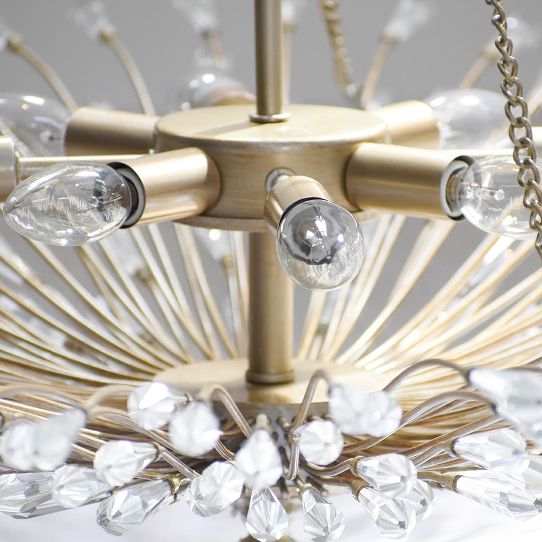 Seville 8 Light Crystal Chandelier in Aged Silver-img-7