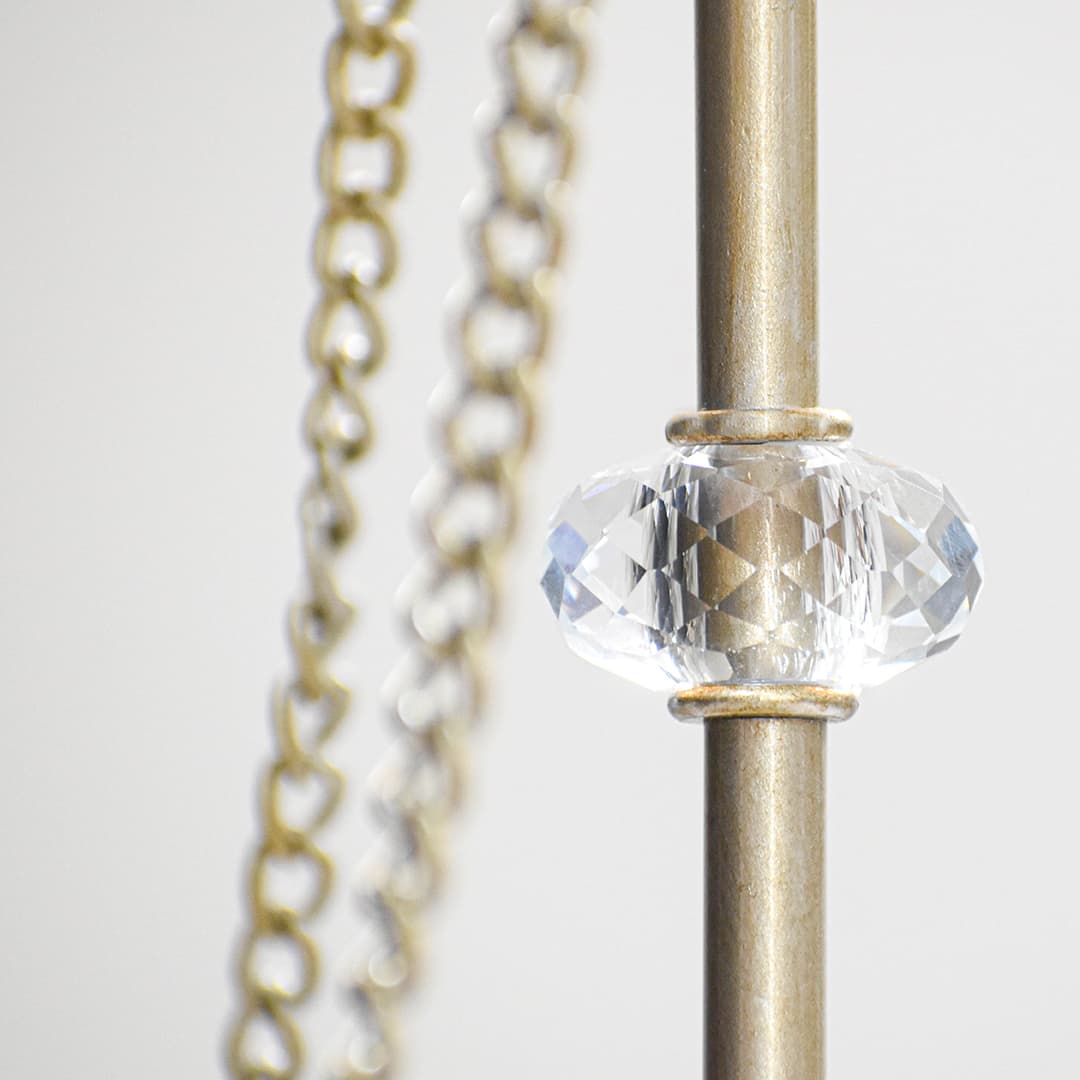 Seville 8 Light Crystal Chandelier in Aged Silver-img-8