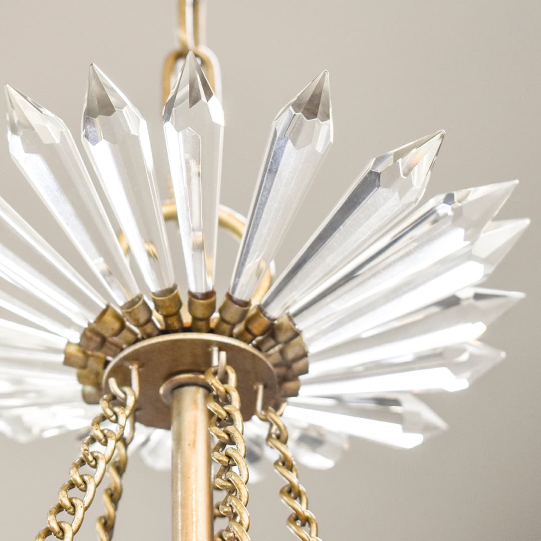 Seville 8 Light Crystal Chandelier in Aged Silver-img-9