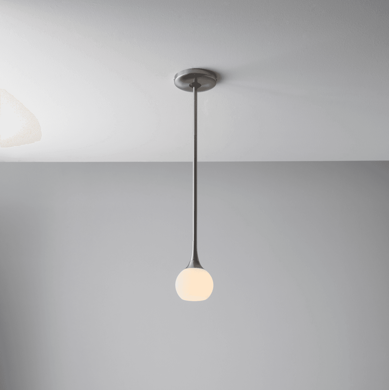 Everly 1 Light Mini Pendant in Brushed Nickel-img-1
