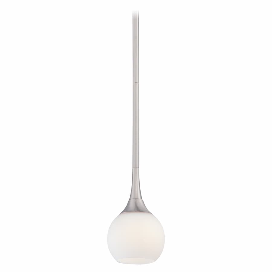 Everly 1 Light Mini Pendant in Brushed Nickel-img-2