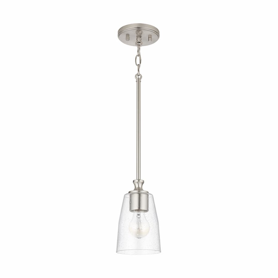 Nile 1 Light Mini Pendant in Brushed Nickel-img-2
