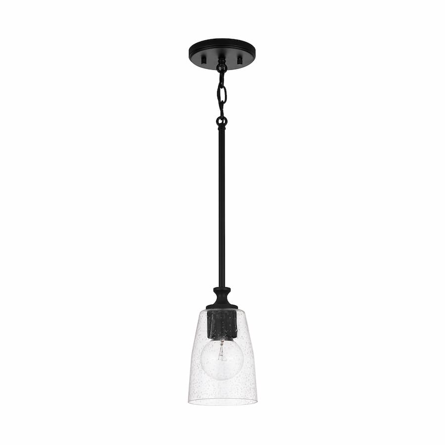 Nile 1 Light Mini Pendant in Matte Black-img-2