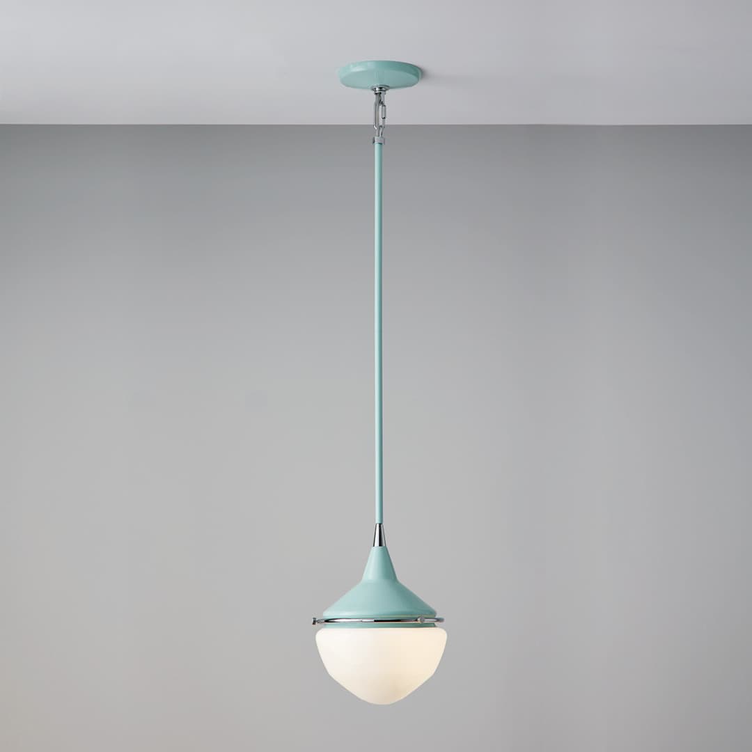 Digby 1 Light Pendant in Mint & Polished Chrome-img-1