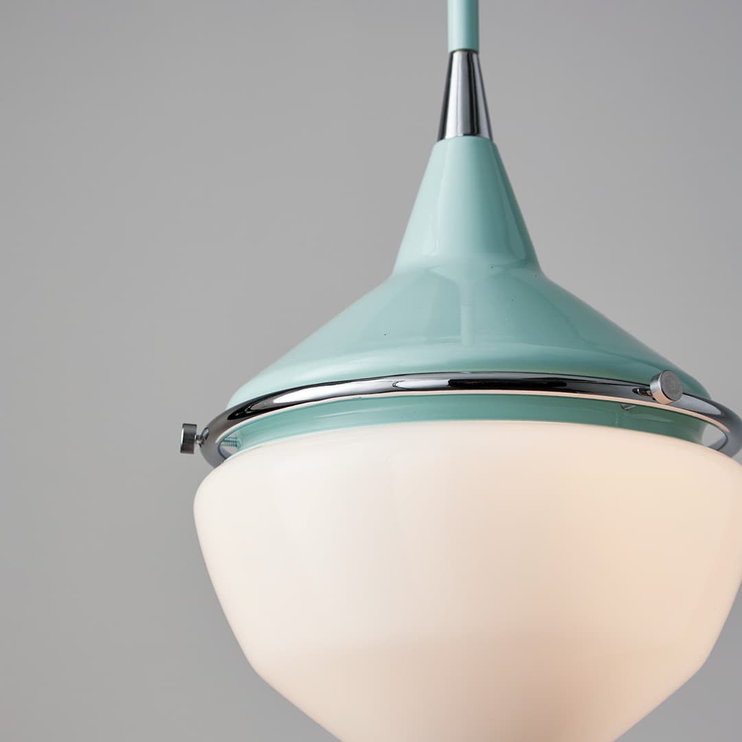 Digby 1 Light Pendant in Mint & Polished Chrome-img-2