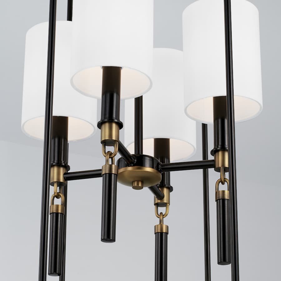 Colton 4 Light Lantern in Gloss Black