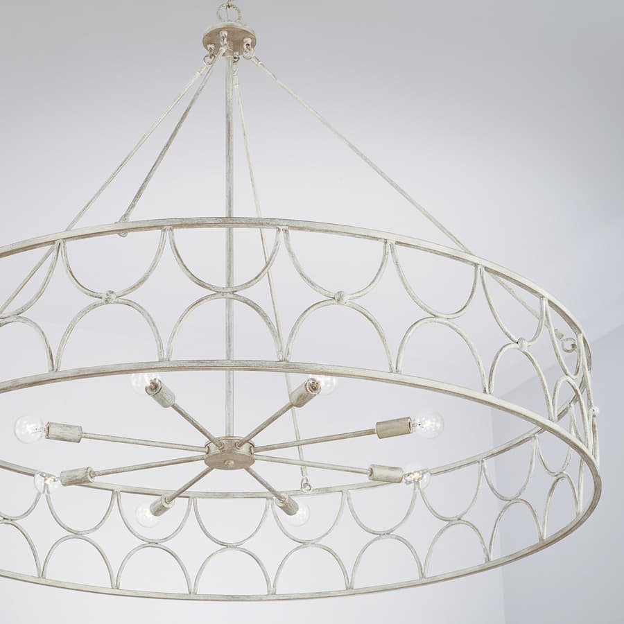 Follie 8 Light Pendant in Winter White-img-4