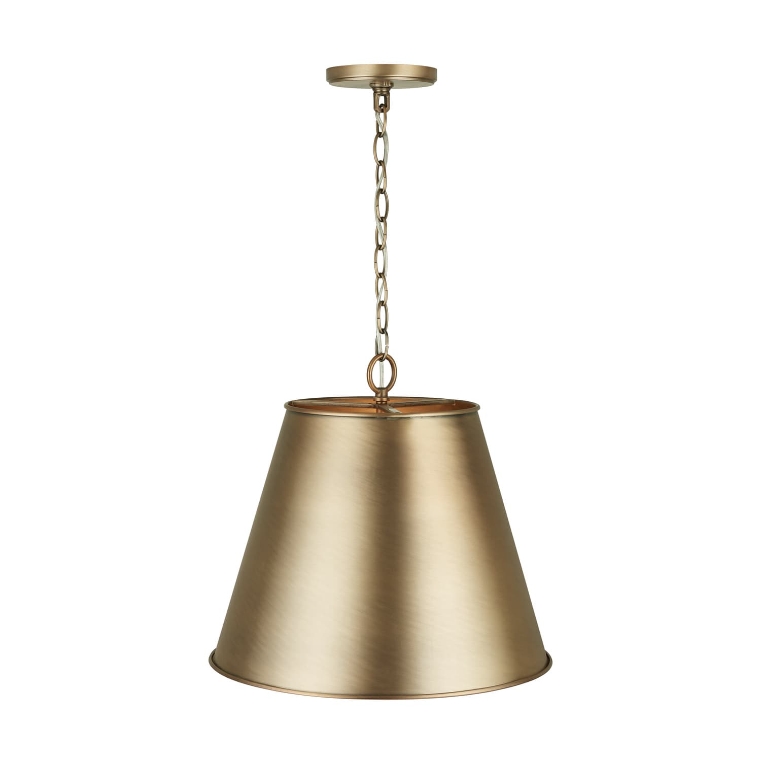 Alex 1 Light Pendant in Aged Brass-img-3