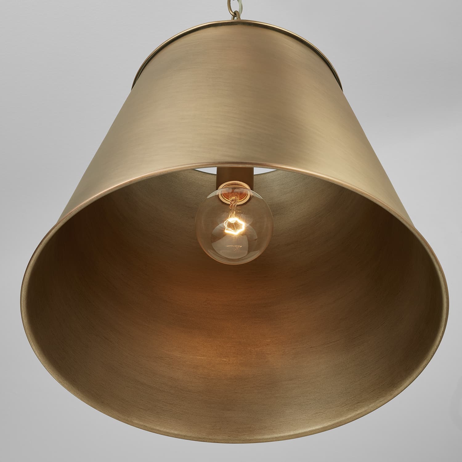 Alex 1 Light Pendant in Aged Brass-img-4