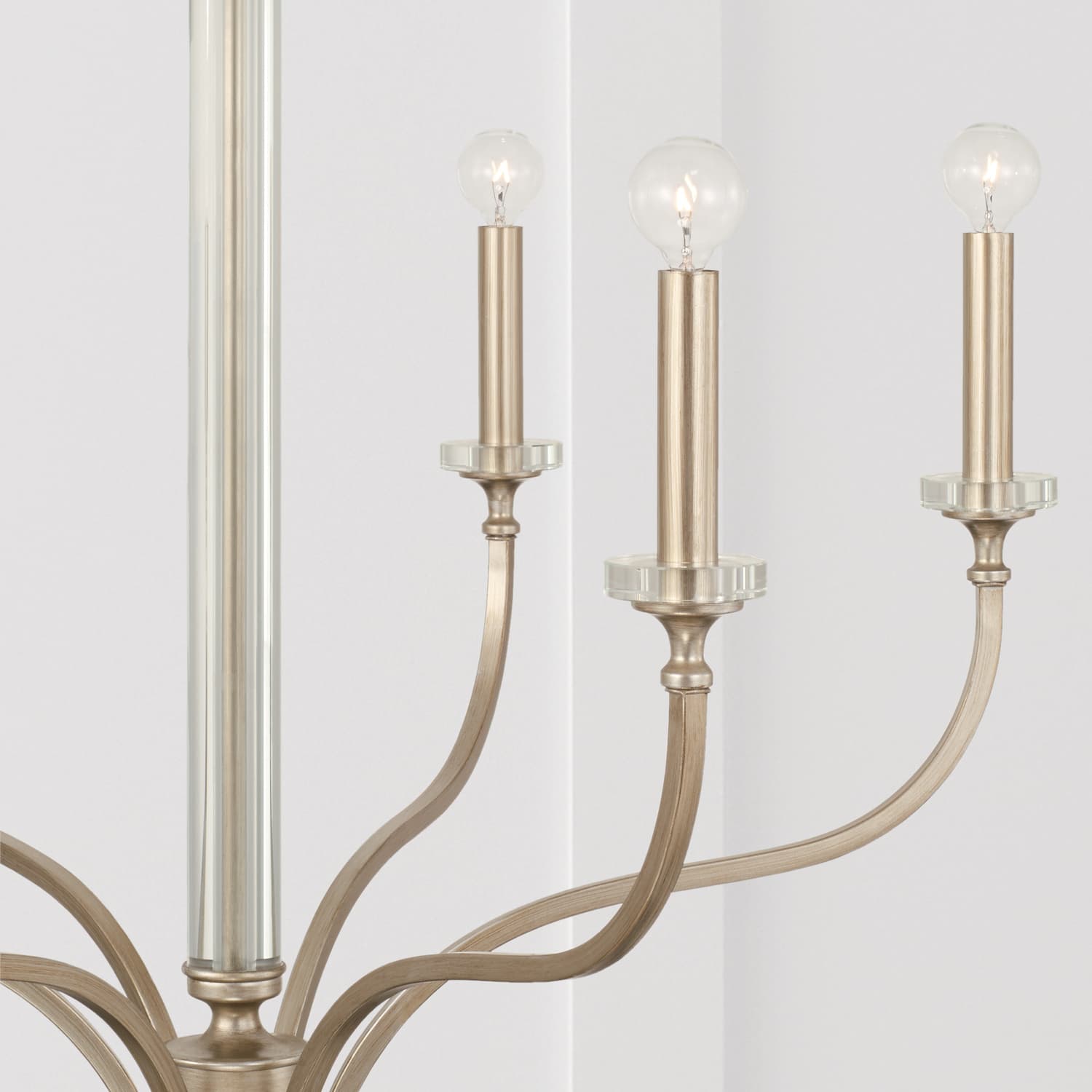 Adele 6 Light Chandelier in Brushed Champagne-img-3