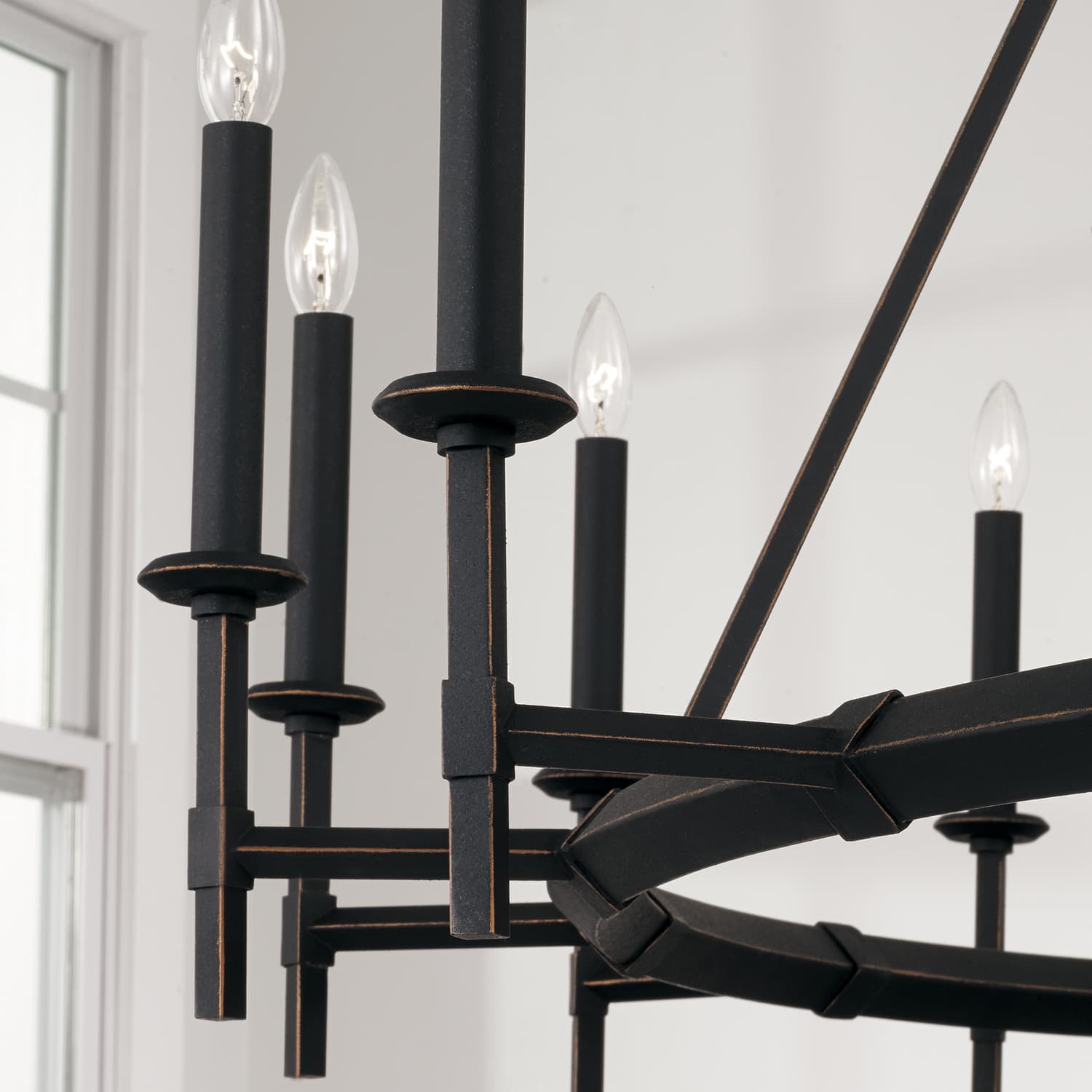 Westwood 16 Light Chandelier in Black Iron-img-3