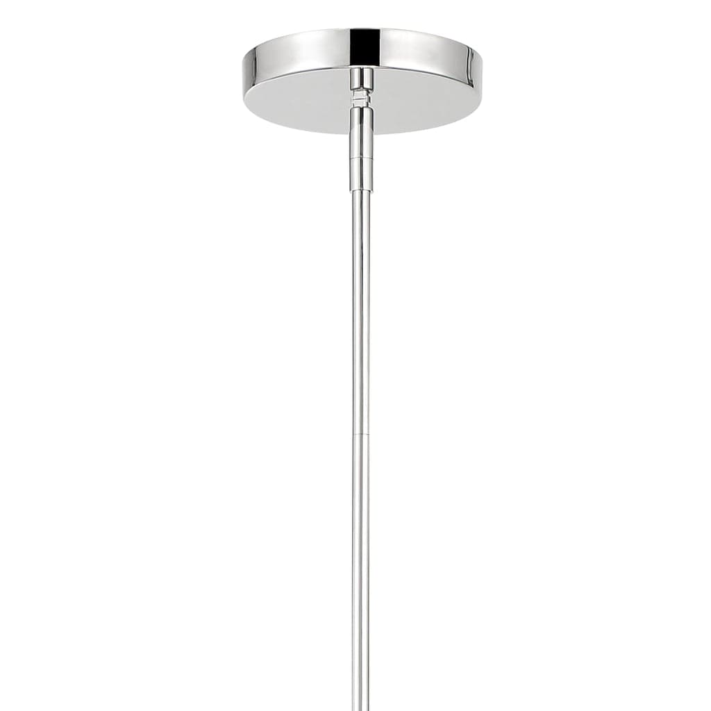 Madison 3 Light Pendant in Polished Nickel & White-img-3