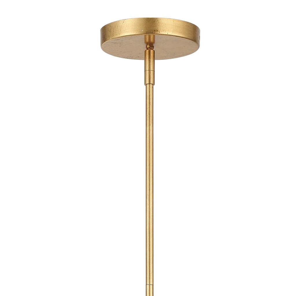 Madison 3 Light Pendant in Antique Gold & White-img-6
