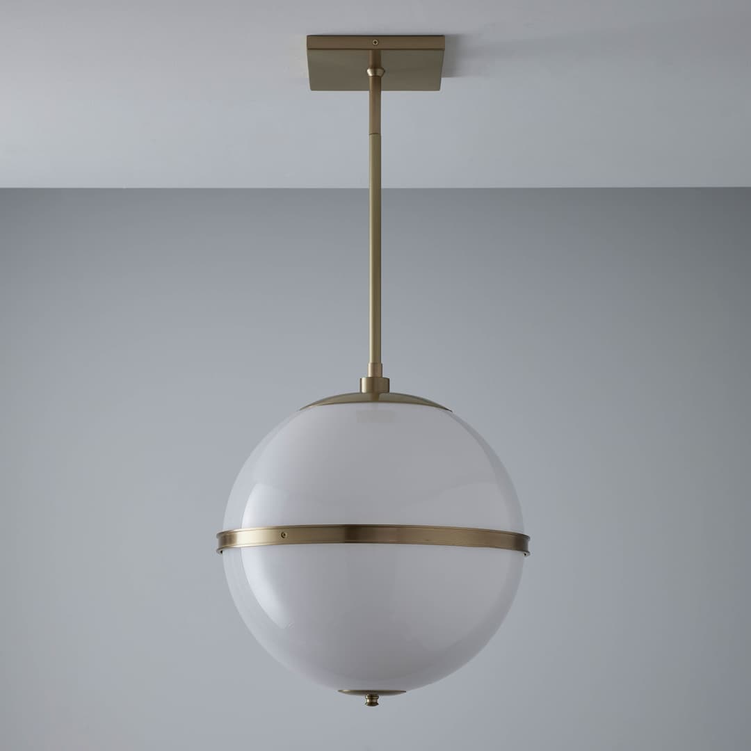 Bonne 3 Light Pendant in Aged Brass-img-2