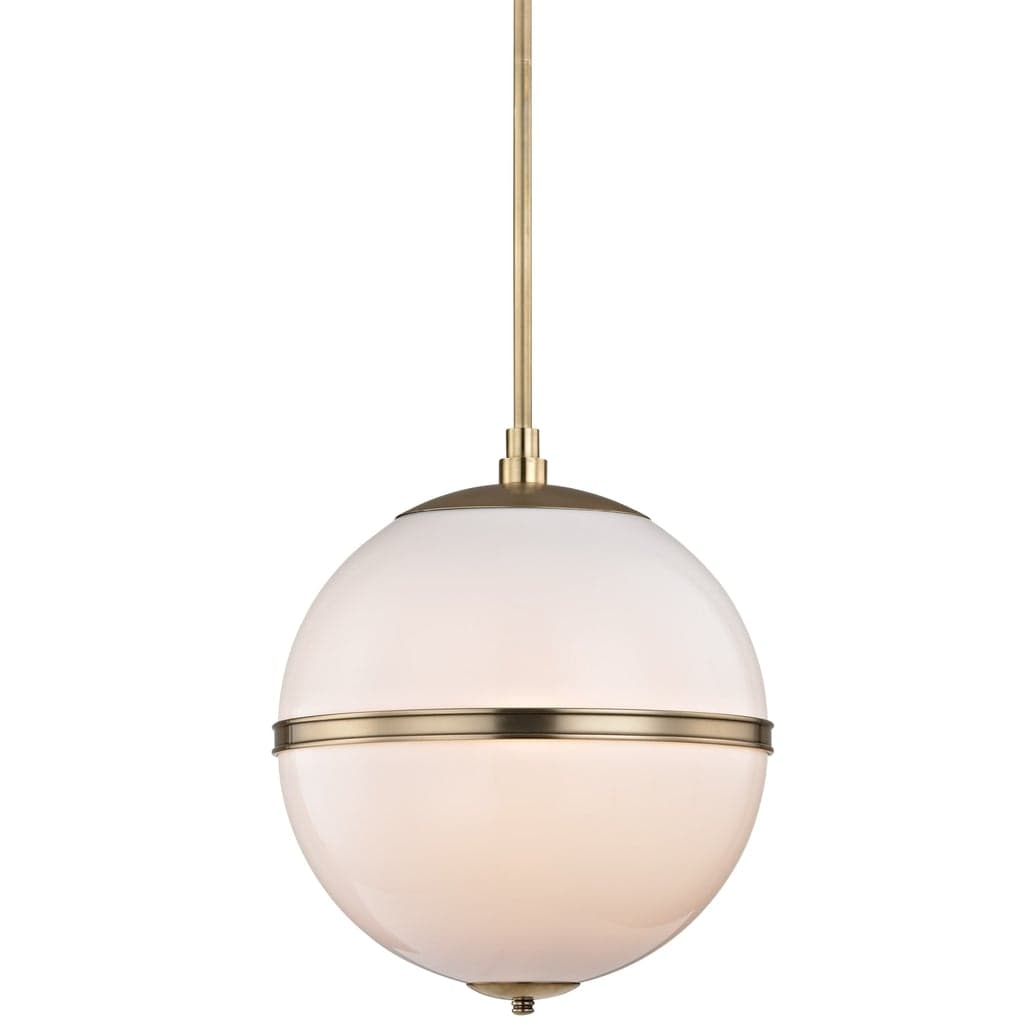 Bonne 3 Light Pendant in Aged Brass-img-8